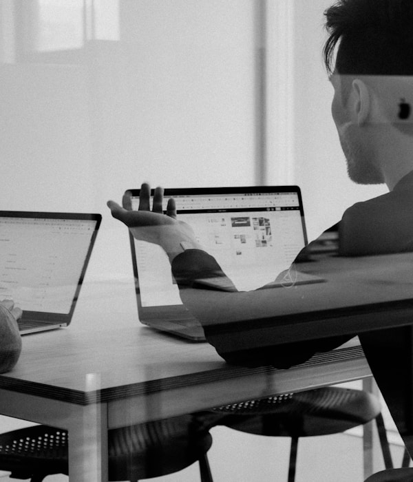 Working on digital projects at Manson Bay Digital