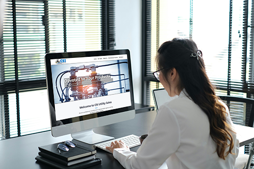CSI Utility Sales website