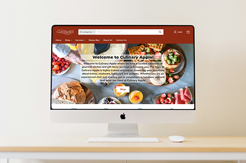 Culinary Apple website